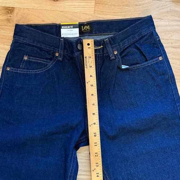 Lee Men's Straight Fit Jeans - Deep Blue NWT 31/32 - Picture 9 of 10